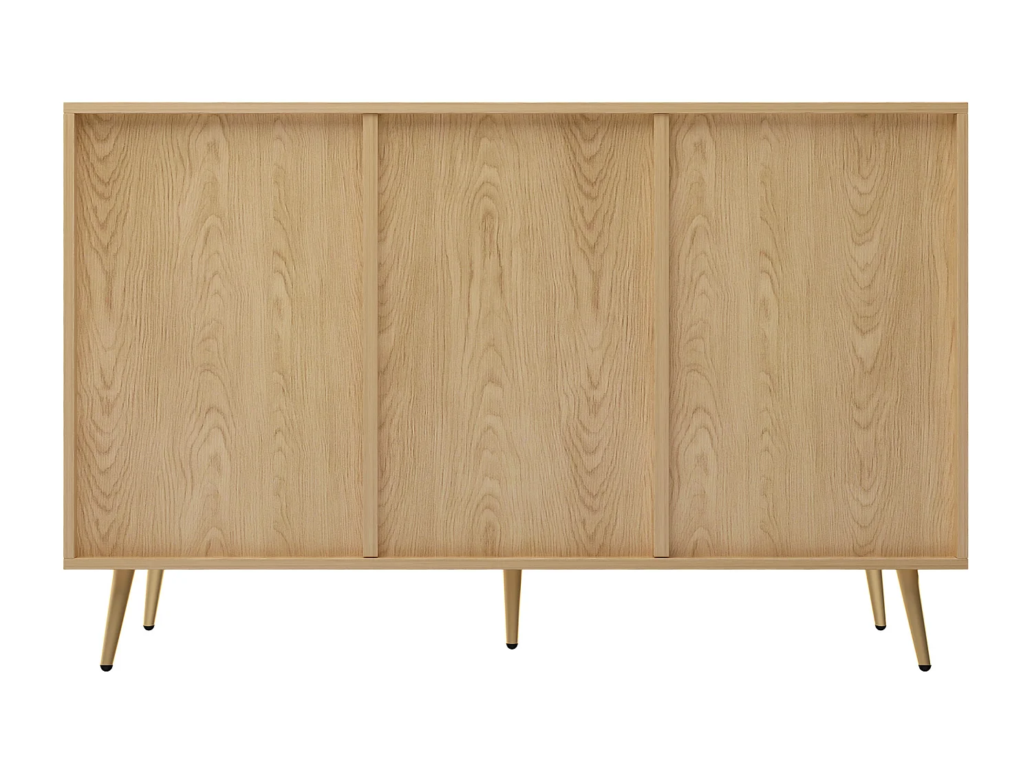 Cômoda moderna com 9 gavetas e pés de metal - Design geométrico para sala e quarto