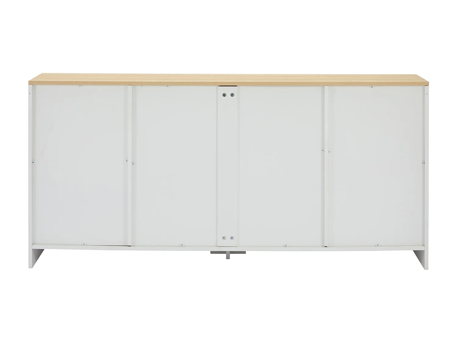 Aparador, Móveis de Cozinha 140 cm, Aparador de Sala de Jantar com Armazenamento, para Sala de Estar, Cozinha, Branco