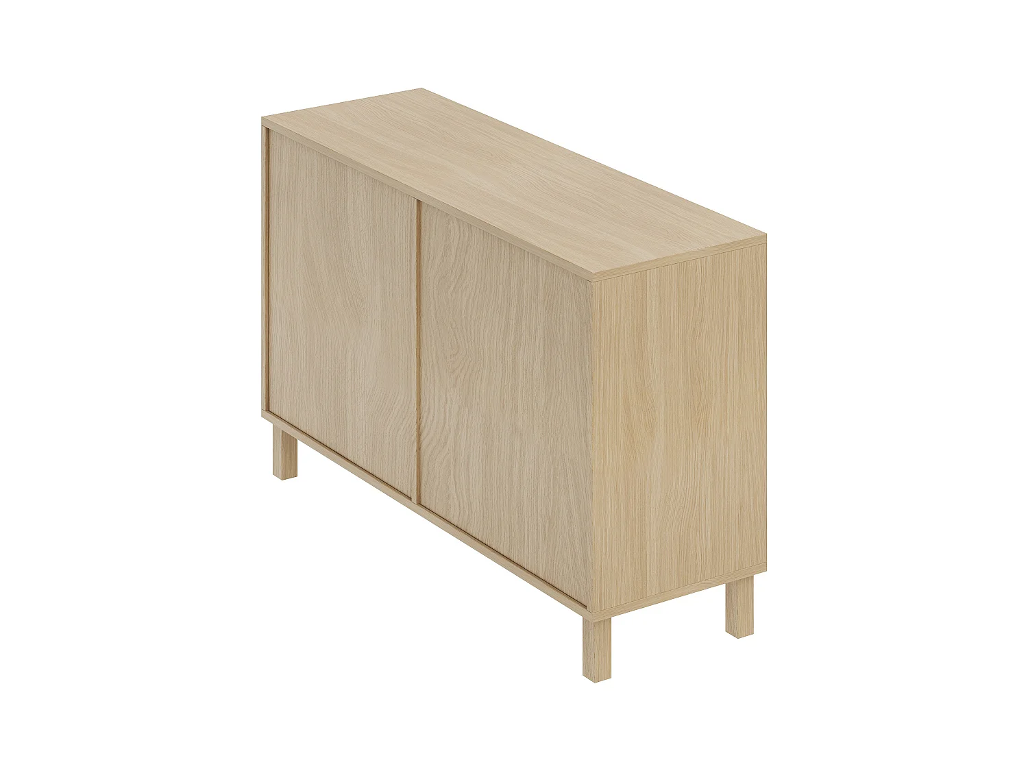 Aparador de madera con 6 cajones de ratán, ideal para salón, dormitorio y comedor, 120 x 75 x 40 cm