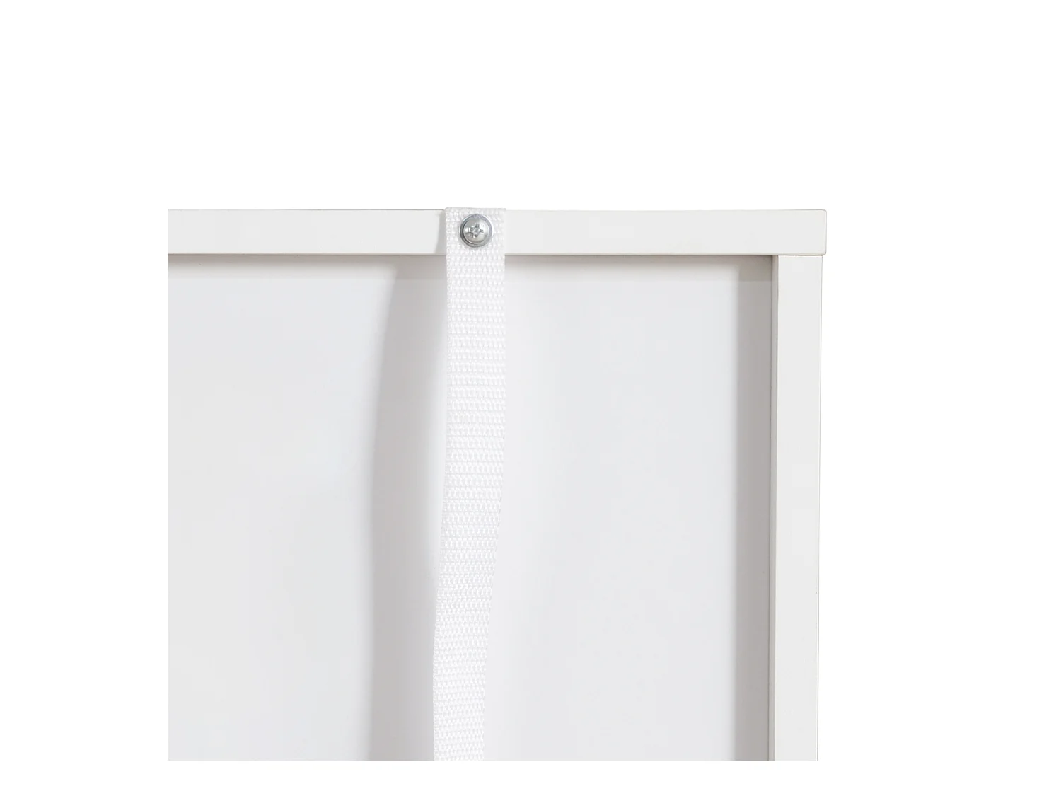 Aparador de madeira com 2 portas e 3 gavetas, 120x38x79,5 cm, para cozinha e sala de estar, branco