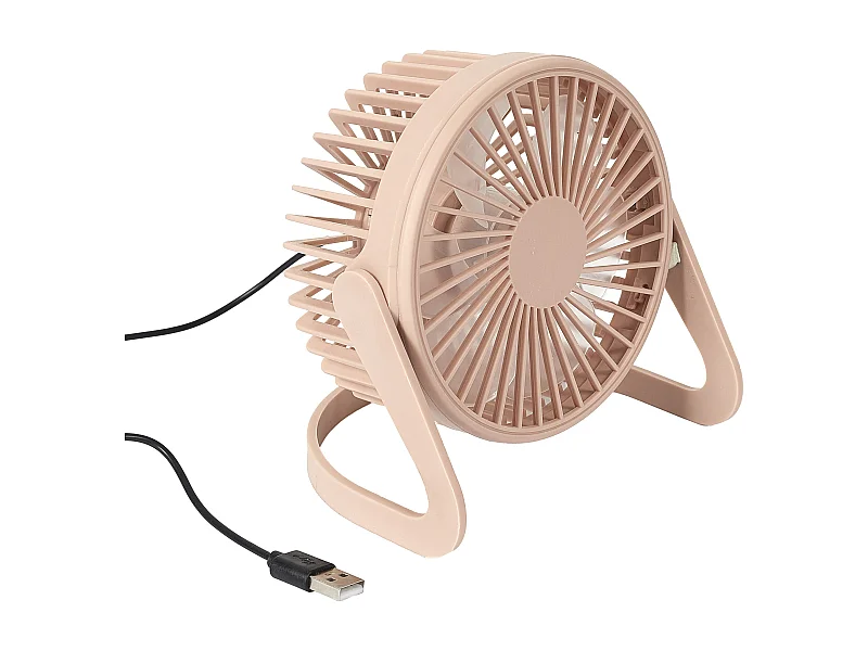 Ventilateur Usb Silencieux H15cm Rose, Blanc, Vert, Bleu