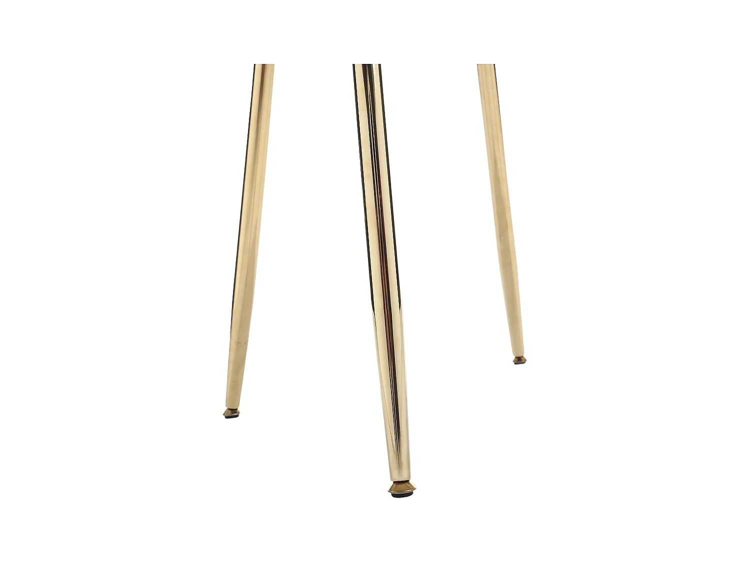 Lot de 2 chaises en velours vert émeraude avec pieds dorés et accoudoirs ronds, design en forme de pétale