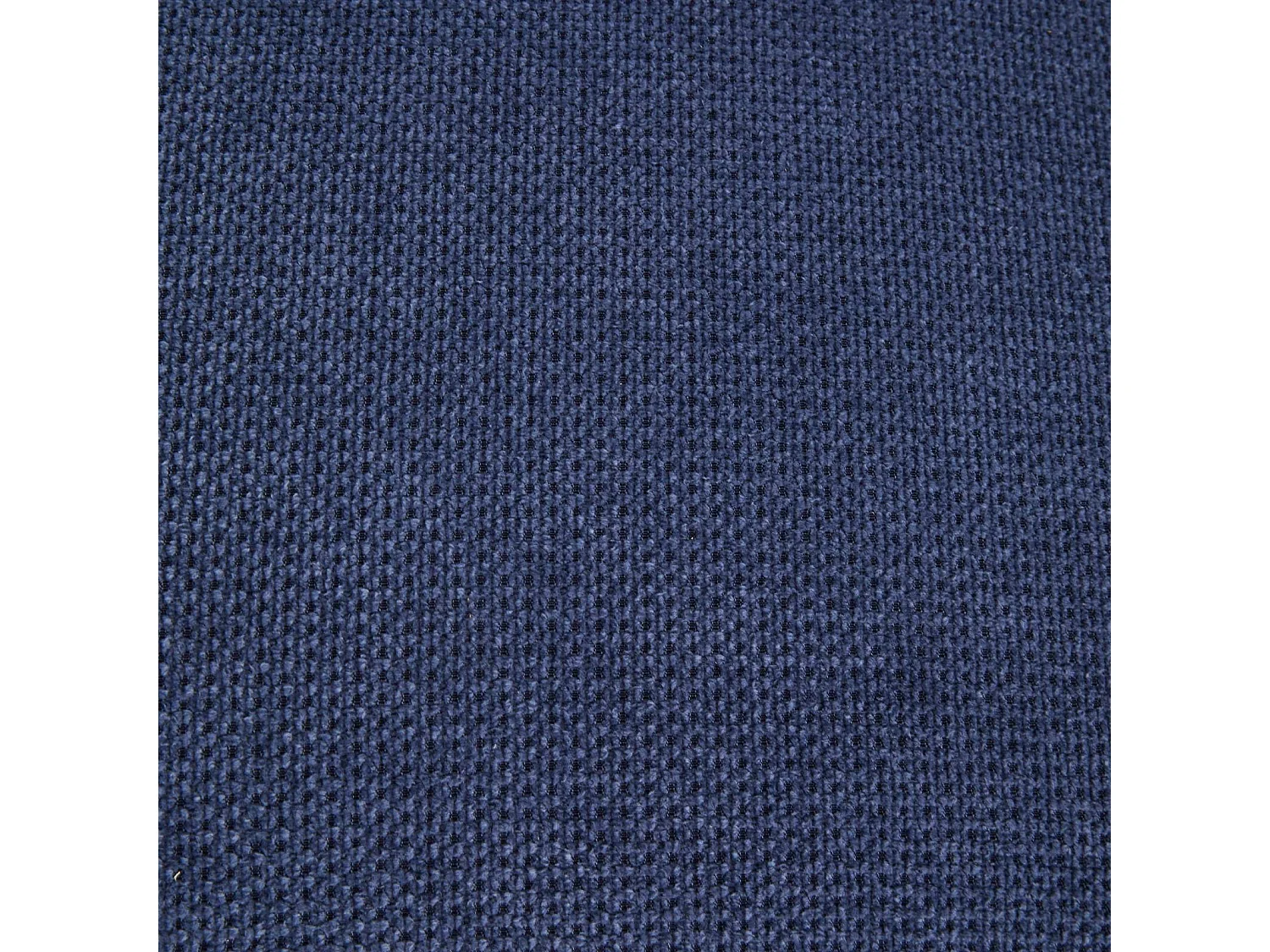 Set van 2 blauwe stoelen met gebogen houten poten en hoge rugleuningen