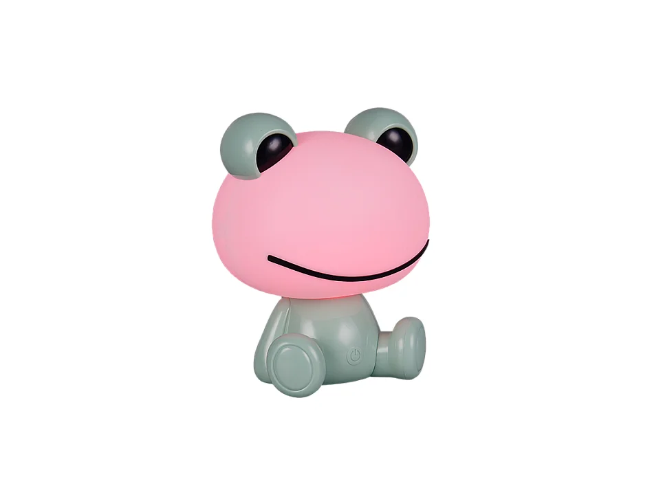 Lampada da tavolo LED, plastica, verde, 19,5x24,5x16,5 cm, Hopper