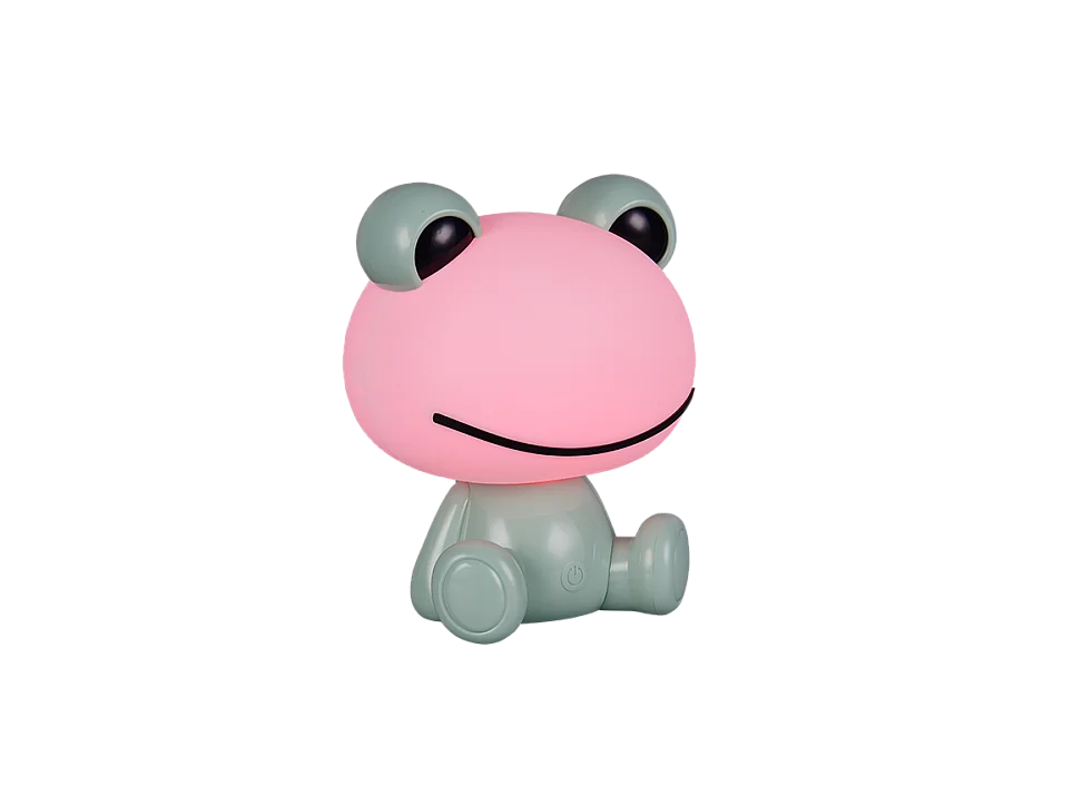 Lampada da tavolo LED, plastica, verde, 19,5x24,5x16,5 cm, Hopper