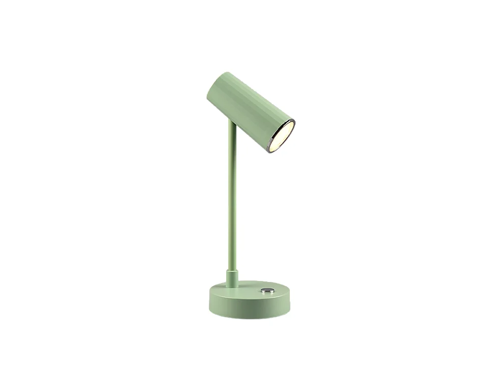 Lampada da tavolo LED, plastica, verde, 10x28x11 cm, Lenny