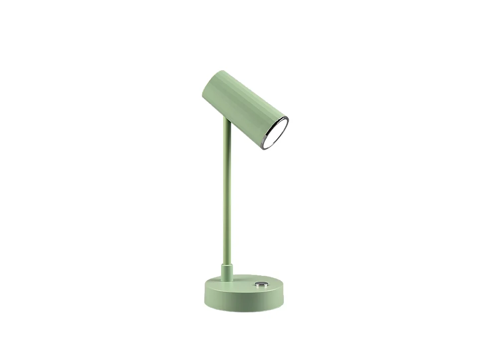 Lampada da tavolo LED, plastica, verde, 10x28x11 cm, Lenny