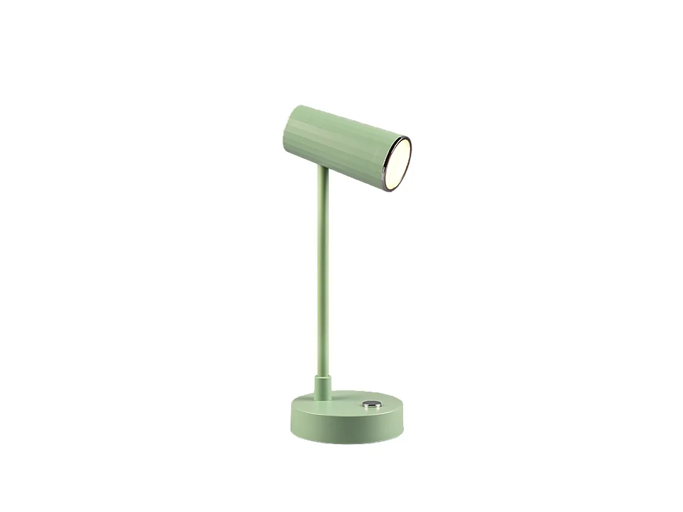 Lampada da tavolo LED, plastica, verde, 10x28x11 cm, Lenny