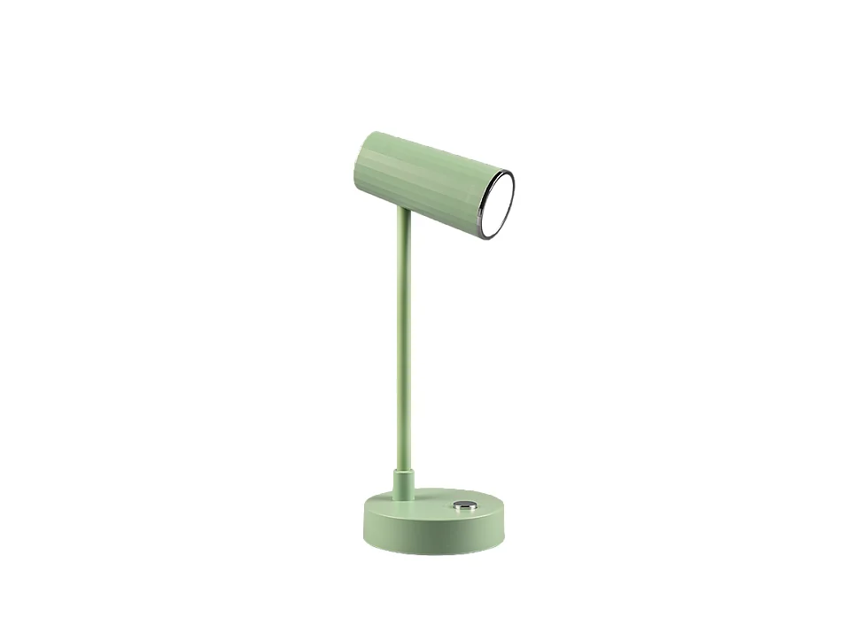 Lampada da tavolo LED, plastica, verde, 10x28x11 cm, Lenny