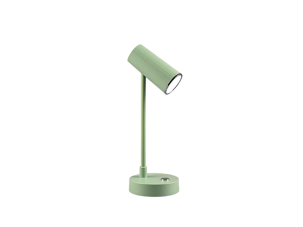 Lampada da tavolo LED, plastica, verde, 10x28x11 cm, Lenny