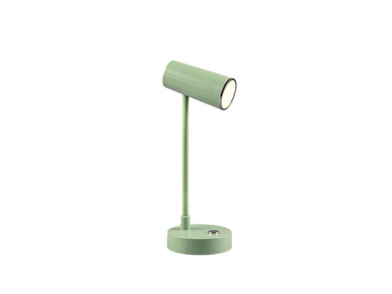 Lampada da tavolo LED, plastica, verde, 10x28x11 cm, Lenny