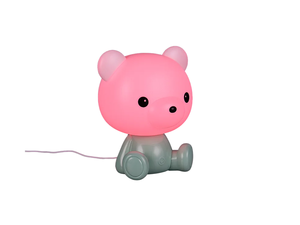 Lampada da tavolo LED, plastica, verde, 21x25,5x19 cm, Cutie