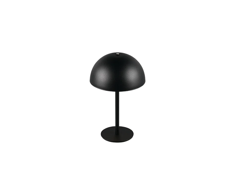 Lampada da tavolo LED, metallo, nero opaco, 13x21x13 cm, Munoz