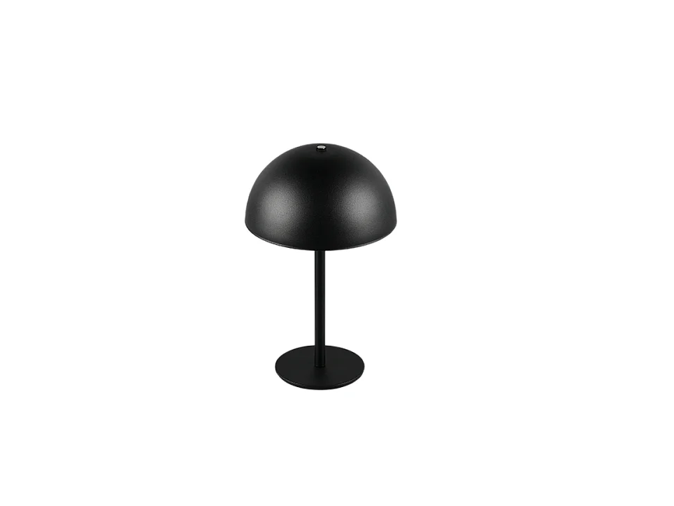 Lampada da tavolo LED, metallo, nero opaco, 13x21x13 cm, Munoz