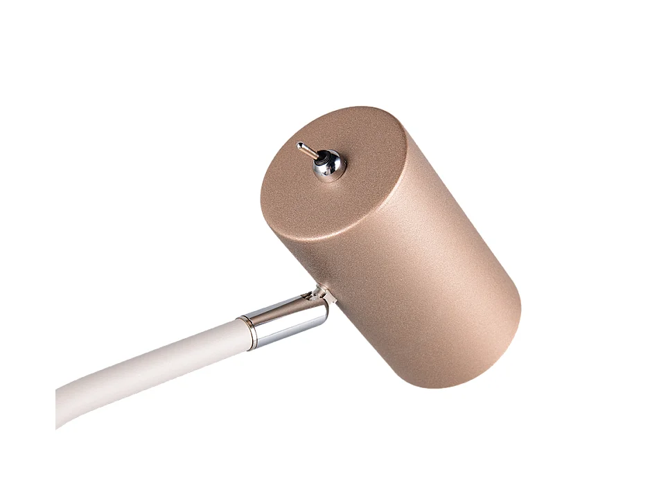 Lampada da tavolo, metallo, caffè, 25x45x12 cm, Marley