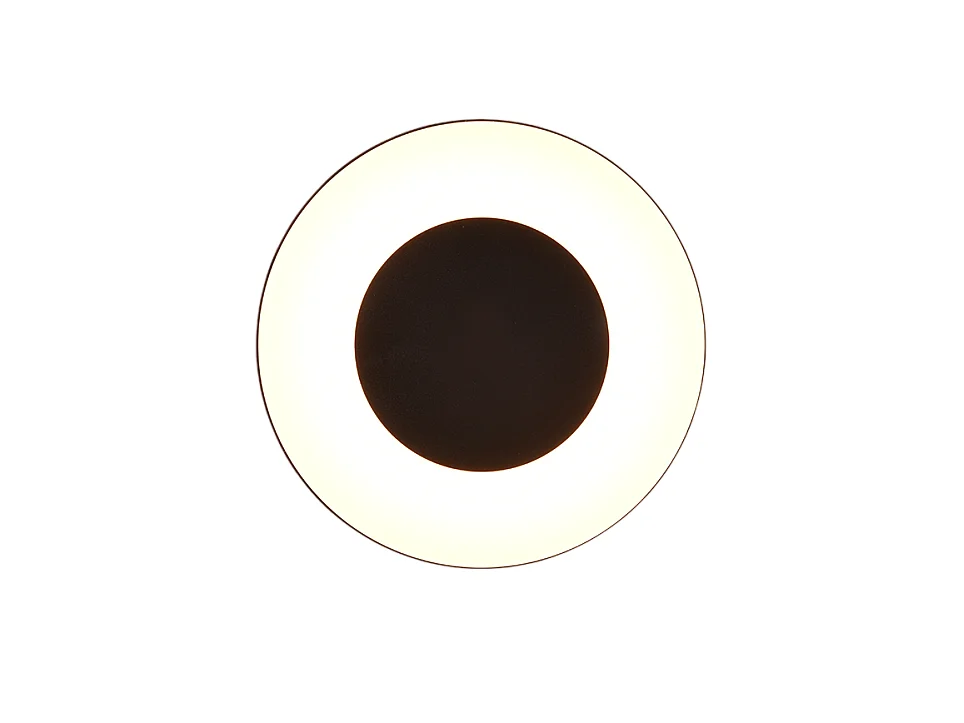 Applique da esterno LED, plastica, nero opaco, 25x25x8 cm, Morena