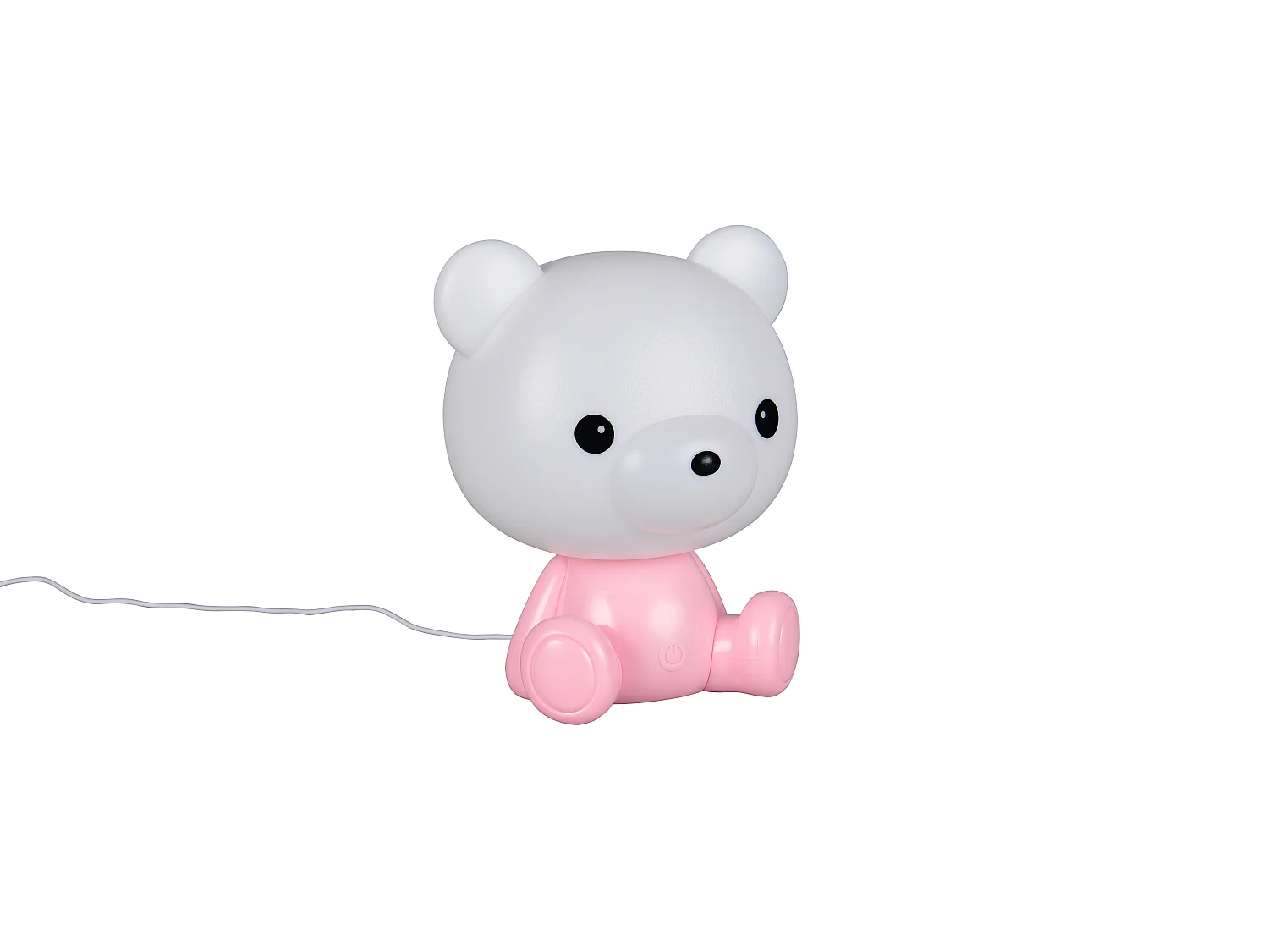 Lampada da tavolo LED, plastica, rosa, 21x25,5x19 cm, Cutie
