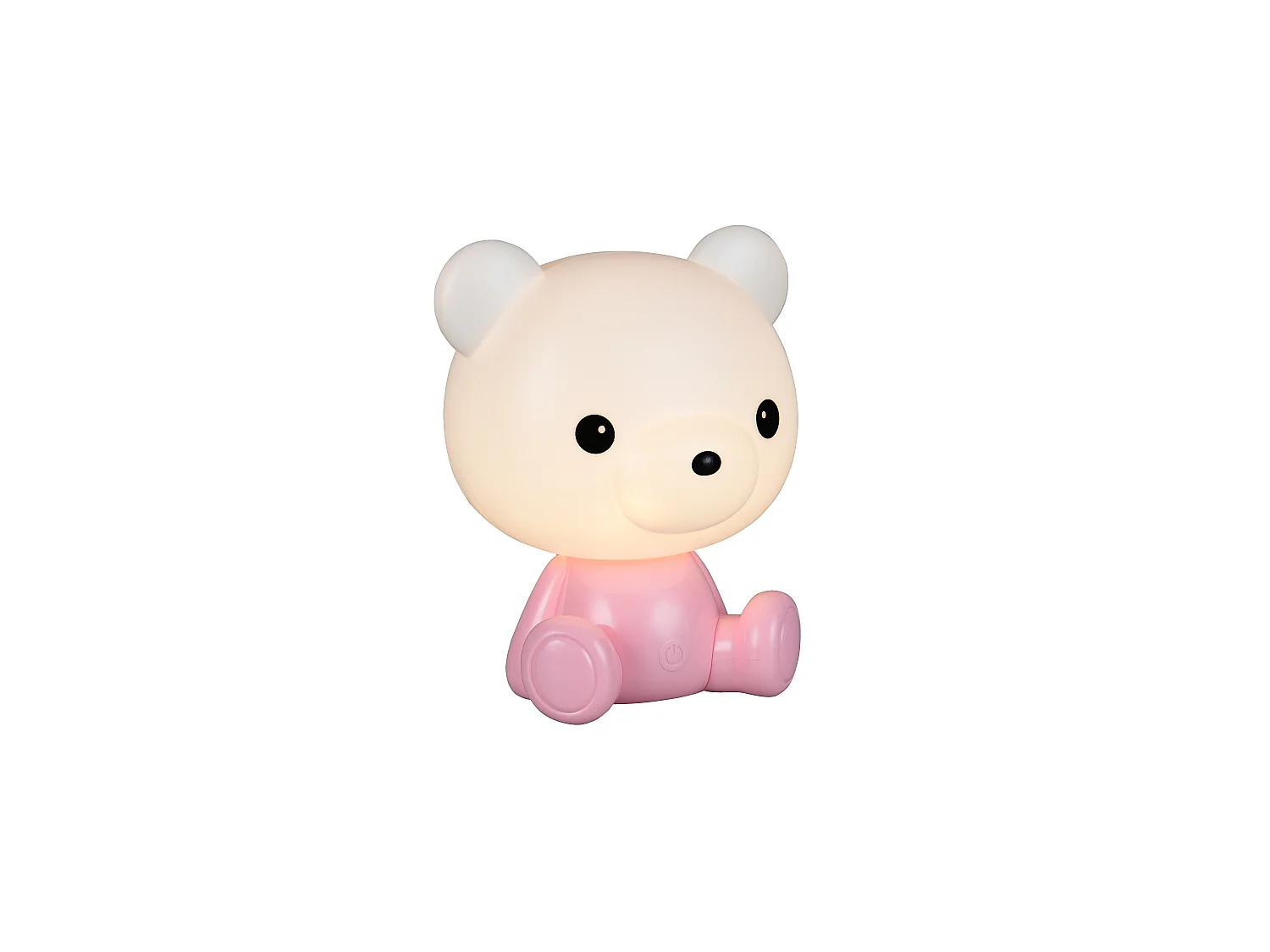 Lampada da tavolo LED, plastica, rosa, 21x25,5x19 cm, Cutie