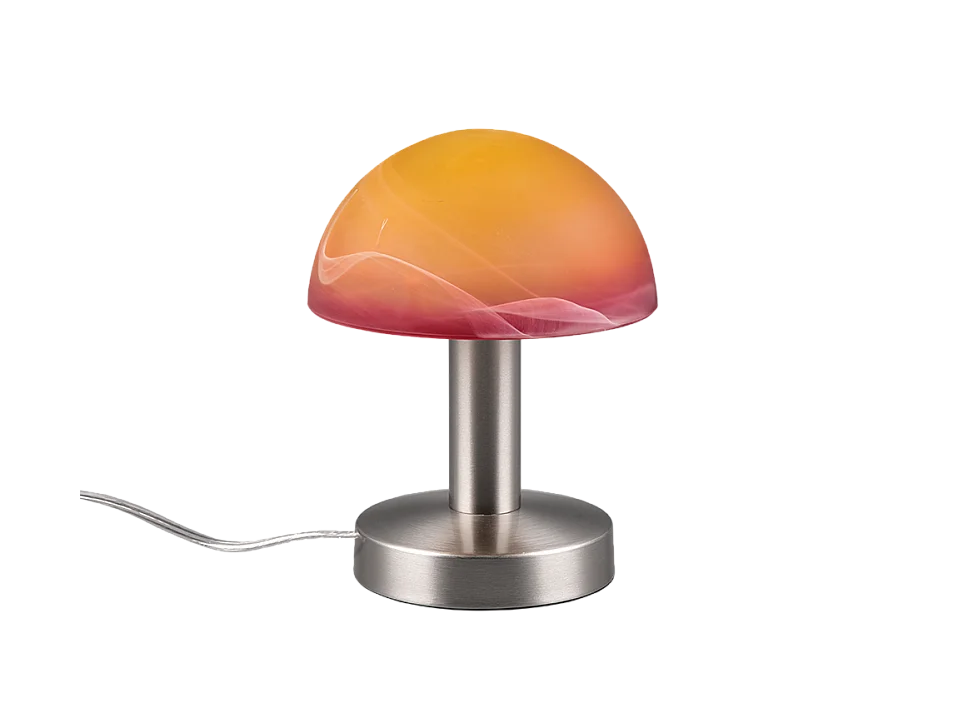 Lampada da tavolo, metallo, nichel opaco, 15x21x15 cm, Fynn Ii