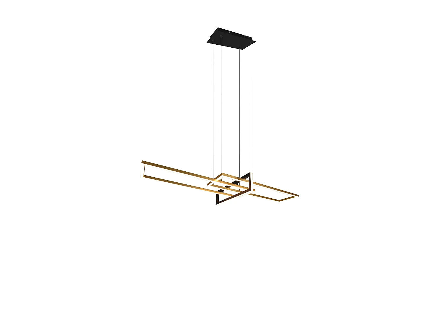 Hanglamp SALINAS - 0x0x150 cm - Goud