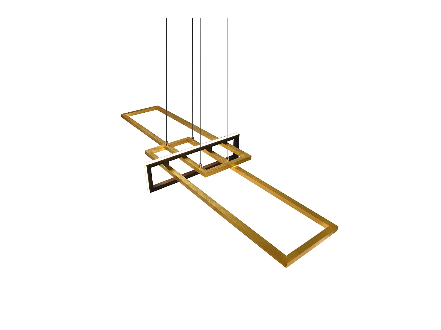 Hanglamp SALINAS - 0x0x150 cm - Goud