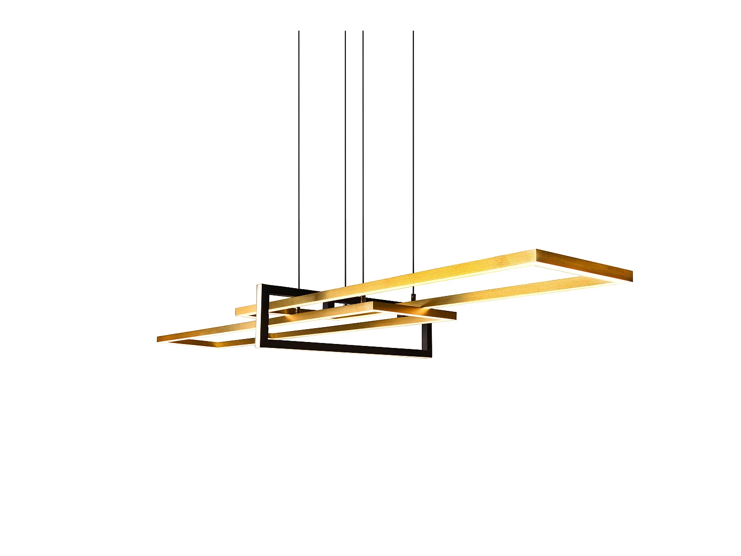Hanglamp SALINAS - 0x0x150 cm - Goud