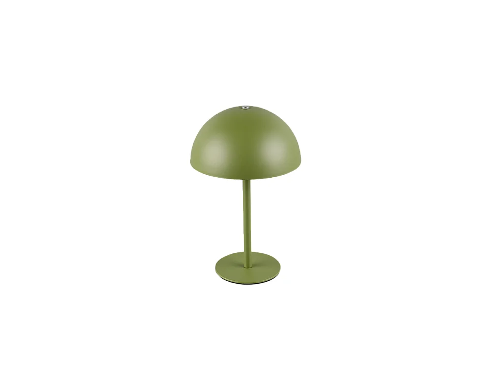 Lampada da tavolo LED, metallo, verde, 13x21x13 cm, Munoz