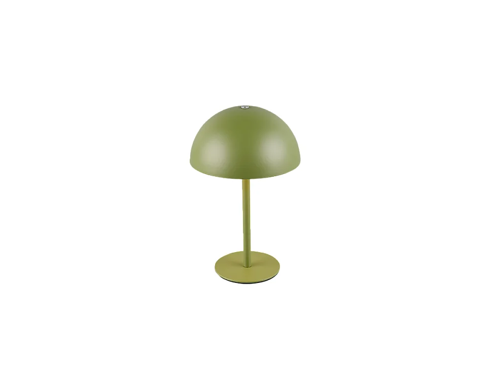 Lampada da tavolo LED, metallo, verde, 13x21x13 cm, Munoz