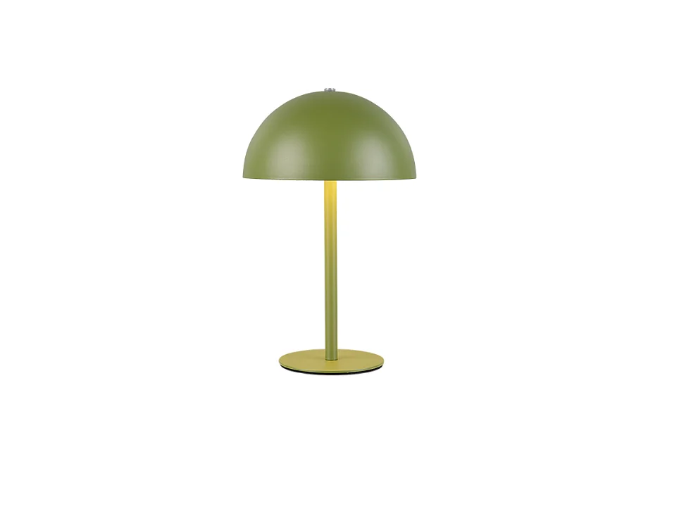 Lampada da tavolo LED, metallo, verde, 13x21x13 cm, Munoz
