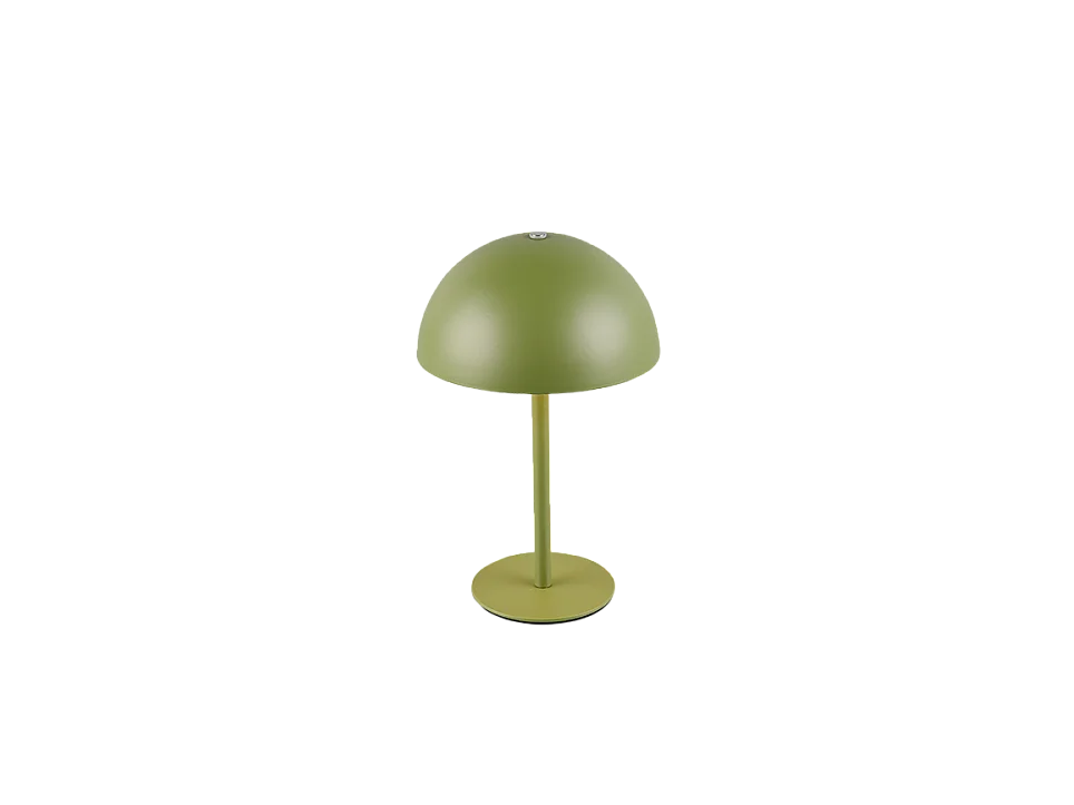 Lampada da tavolo LED, metallo, verde, 13x21x13 cm, Munoz