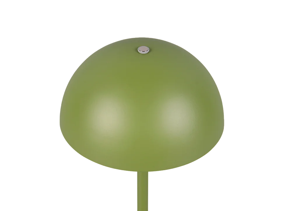 Lampada da tavolo LED, metallo, verde, 13x21x13 cm, Munoz