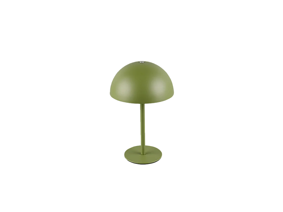 Lampada da tavolo LED, metallo, verde, 13x21x13 cm, Munoz