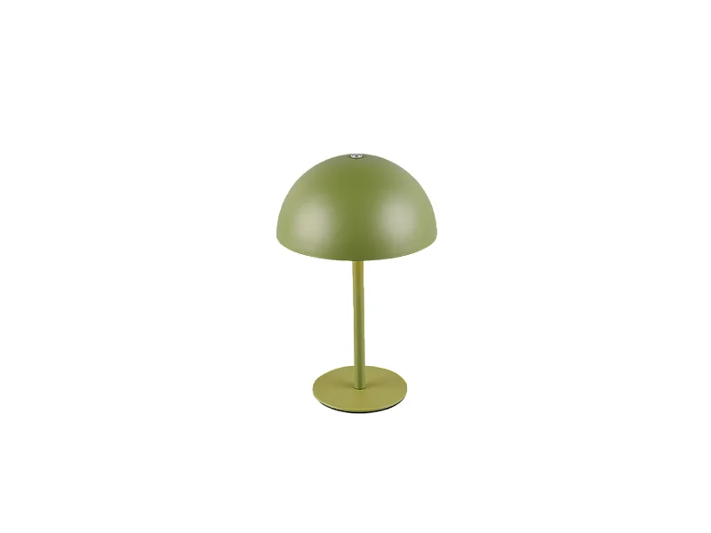 Lampada da tavolo LED, metallo, verde, 13x21x13 cm, Munoz