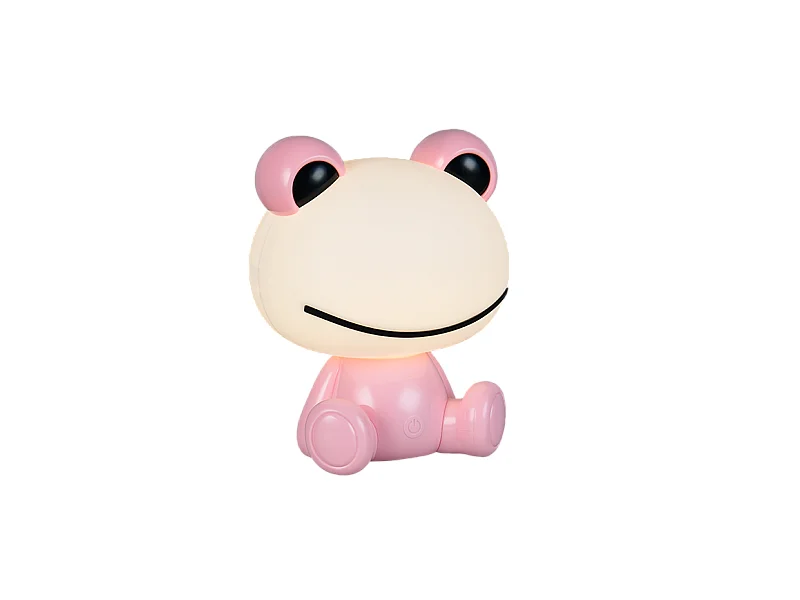 Lampada da tavolo LED, plastica, rosa, 19,5x24,5x16,5 cm, Hopper