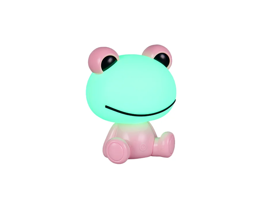 Lampada da tavolo LED, plastica, rosa, 19,5x24,5x16,5 cm, Hopper