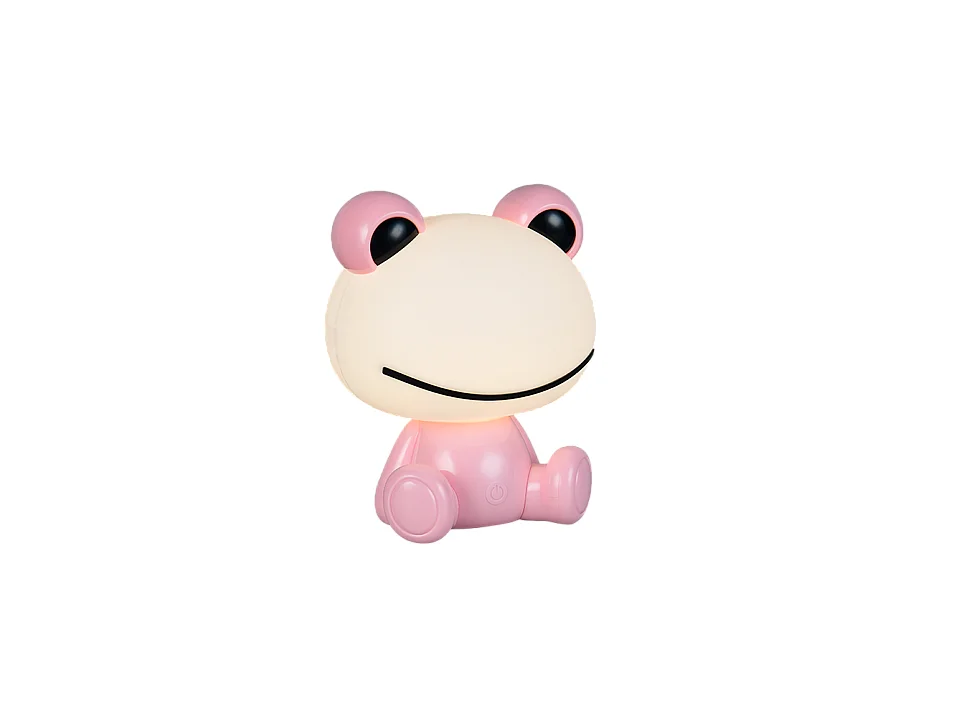Lampada da tavolo LED, plastica, rosa, 19,5x24,5x16,5 cm, Hopper