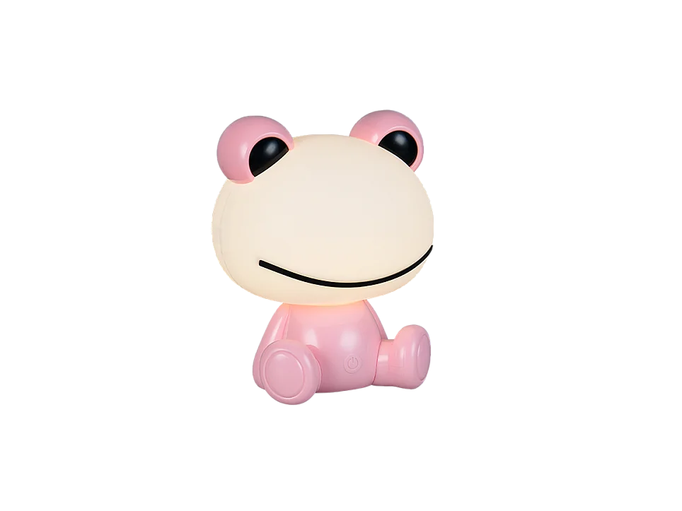 Lampada da tavolo LED, plastica, rosa, 19,5x24,5x16,5 cm, Hopper