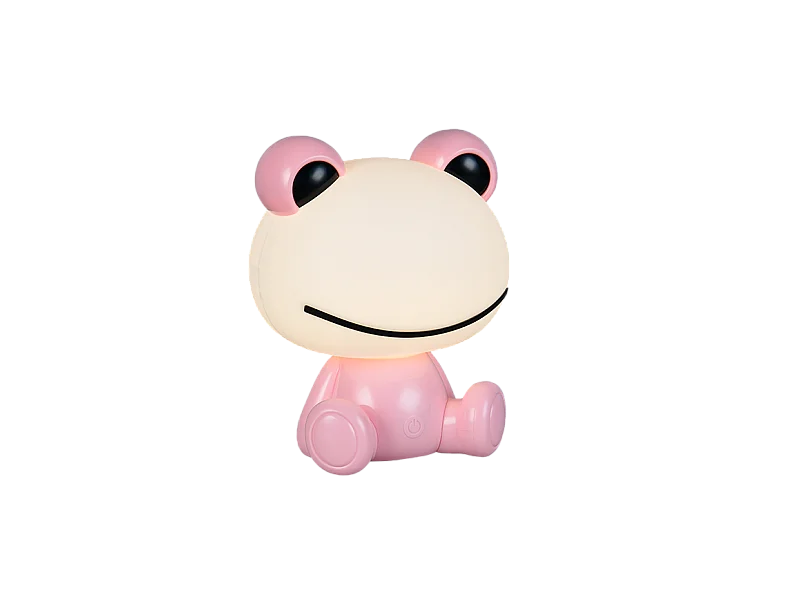 Lampada da tavolo LED, plastica, rosa, 19,5x24,5x16,5 cm, Hopper