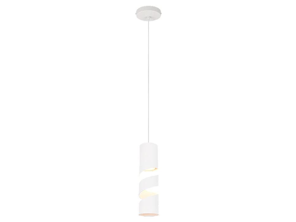 Lampada a sospensione, metallo, bianco opaco, 12x150x12 cm, Stream