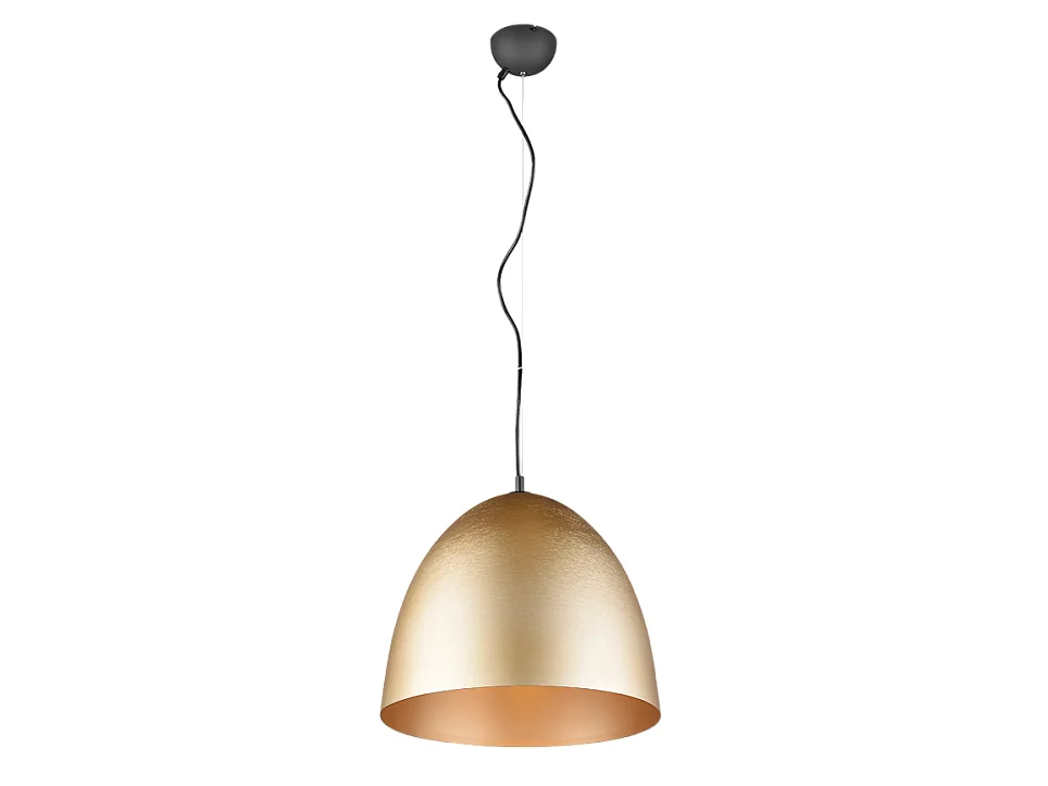 Lampada a sospensione, alluminio, ottone satinato, 40x150x40 cm, Tilda