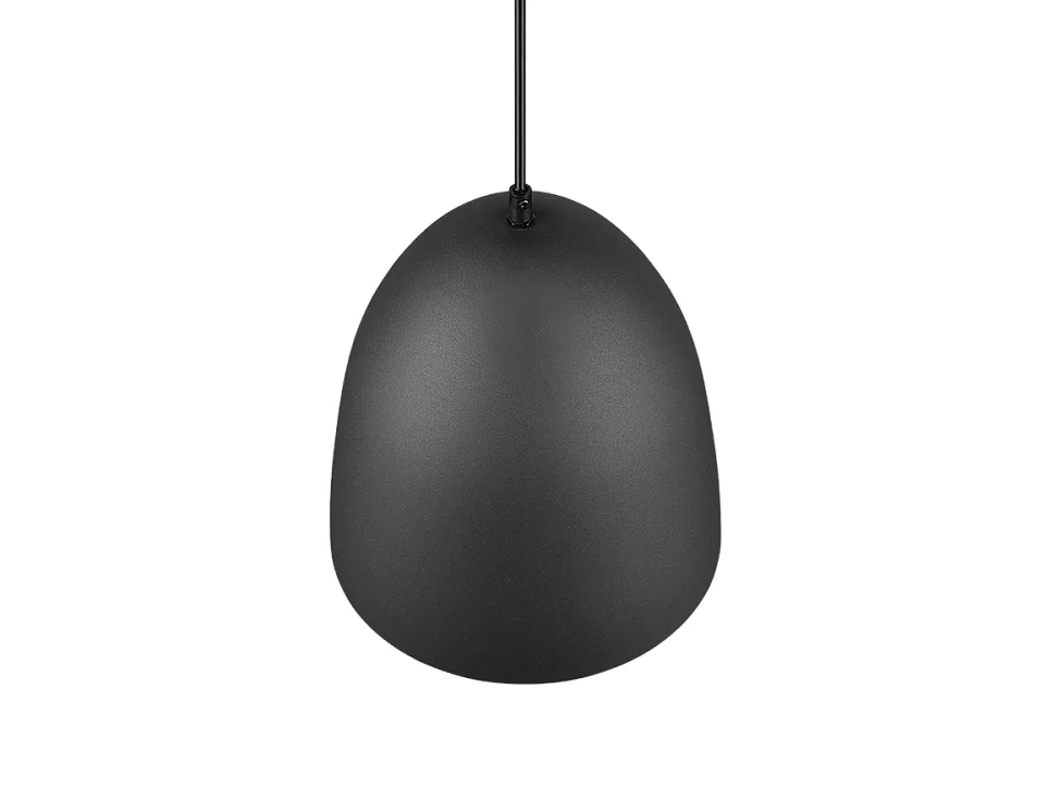 Lampada a sospensione, metallo, oro nero, 25x150x25 cm, Tilda