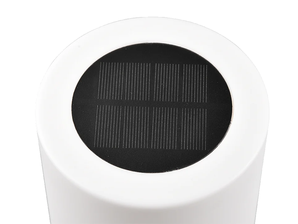 Lampada da tavolo LED, plastica, bianco, 13x20,5x13 cm, Silva