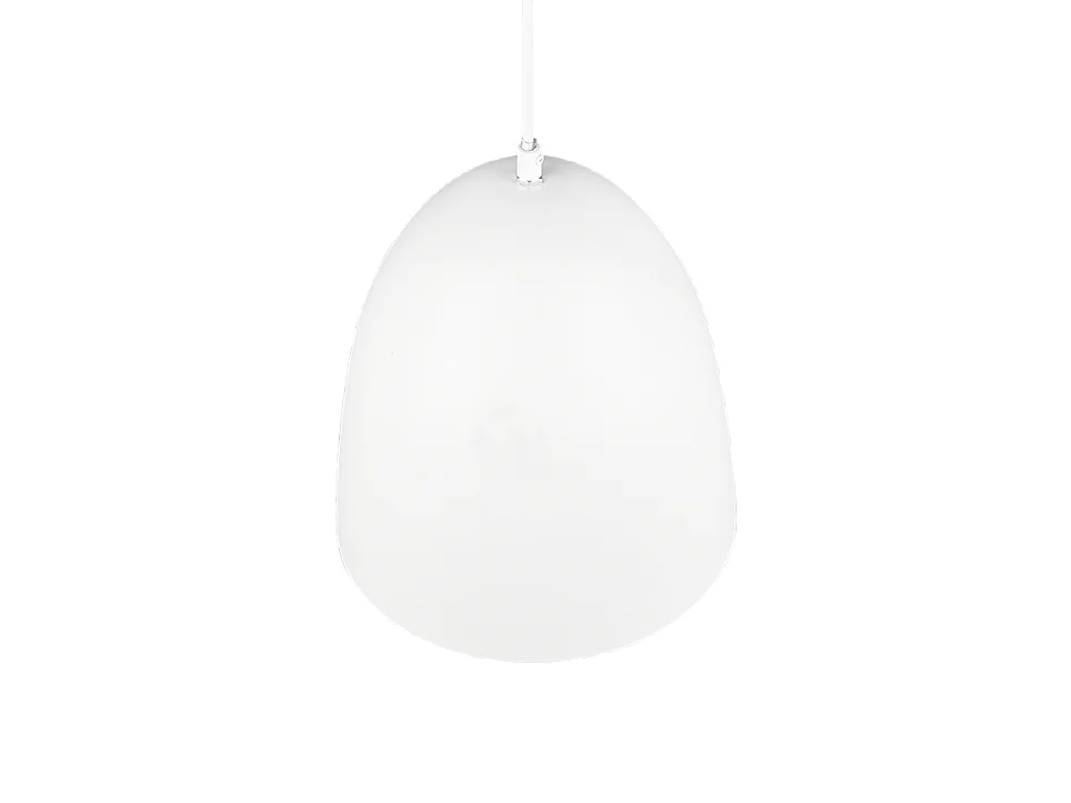 Lampada a sospensione, metallo, bianco opaco, 25x150x25 cm, Tilda