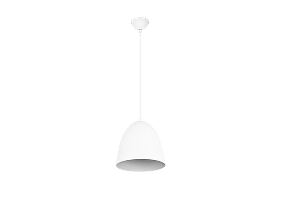 Lampada a sospensione, metallo, bianco opaco, 25x150x25 cm, Tilda