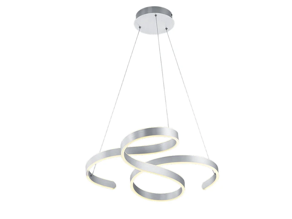 Lampada a sospensione LED, metallo, alluminio, 72x150x68 cm, Francis