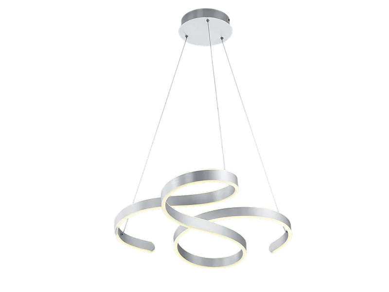 Lampada a sospensione LED, metallo, alluminio, 72x150x68 cm, Francis
