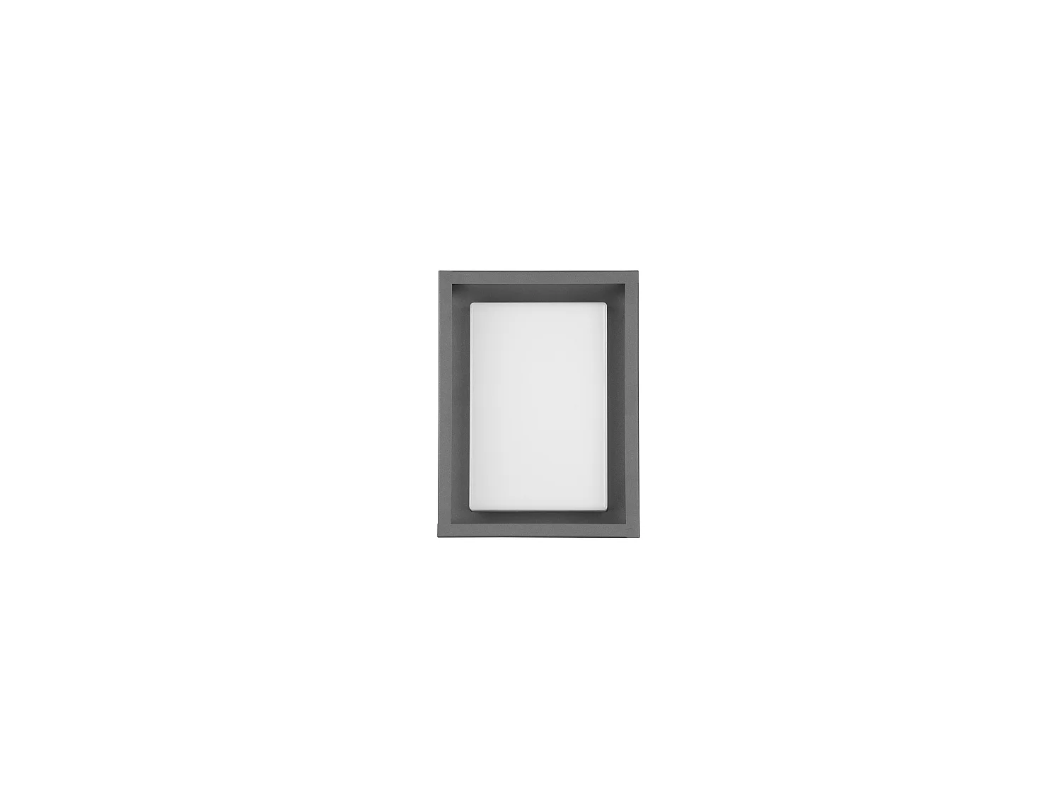 Wandlamp WITHAM - 0x0x24 cm - Antraciet