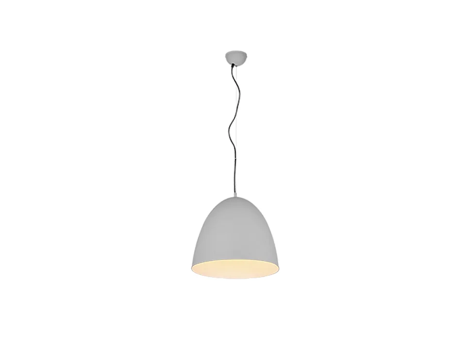 Lampada a sospensione, metallo, grigio, 40x150x40 cm, Tilda