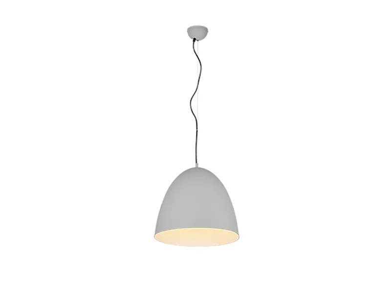 Lampada a sospensione, metallo, grigio, 40x150x40 cm, Tilda