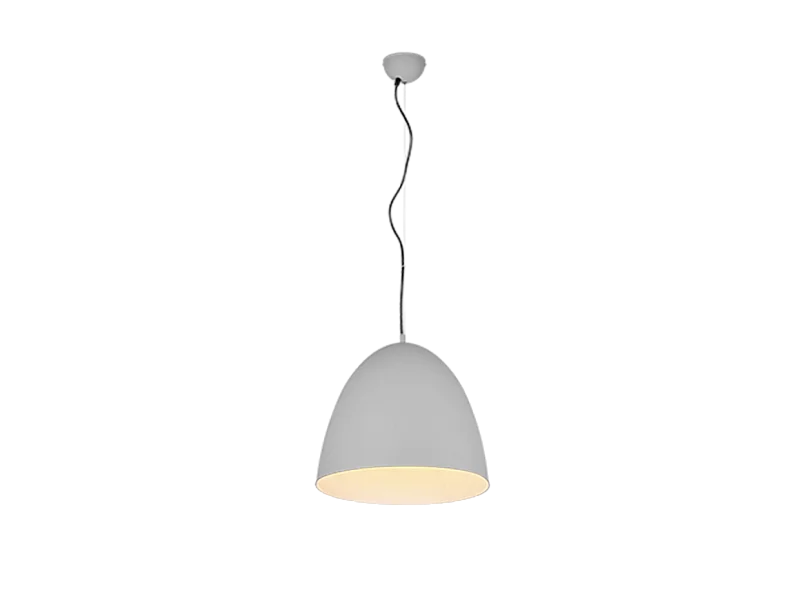 Lampada a sospensione, metallo, grigio, 40x150x40 cm, Tilda